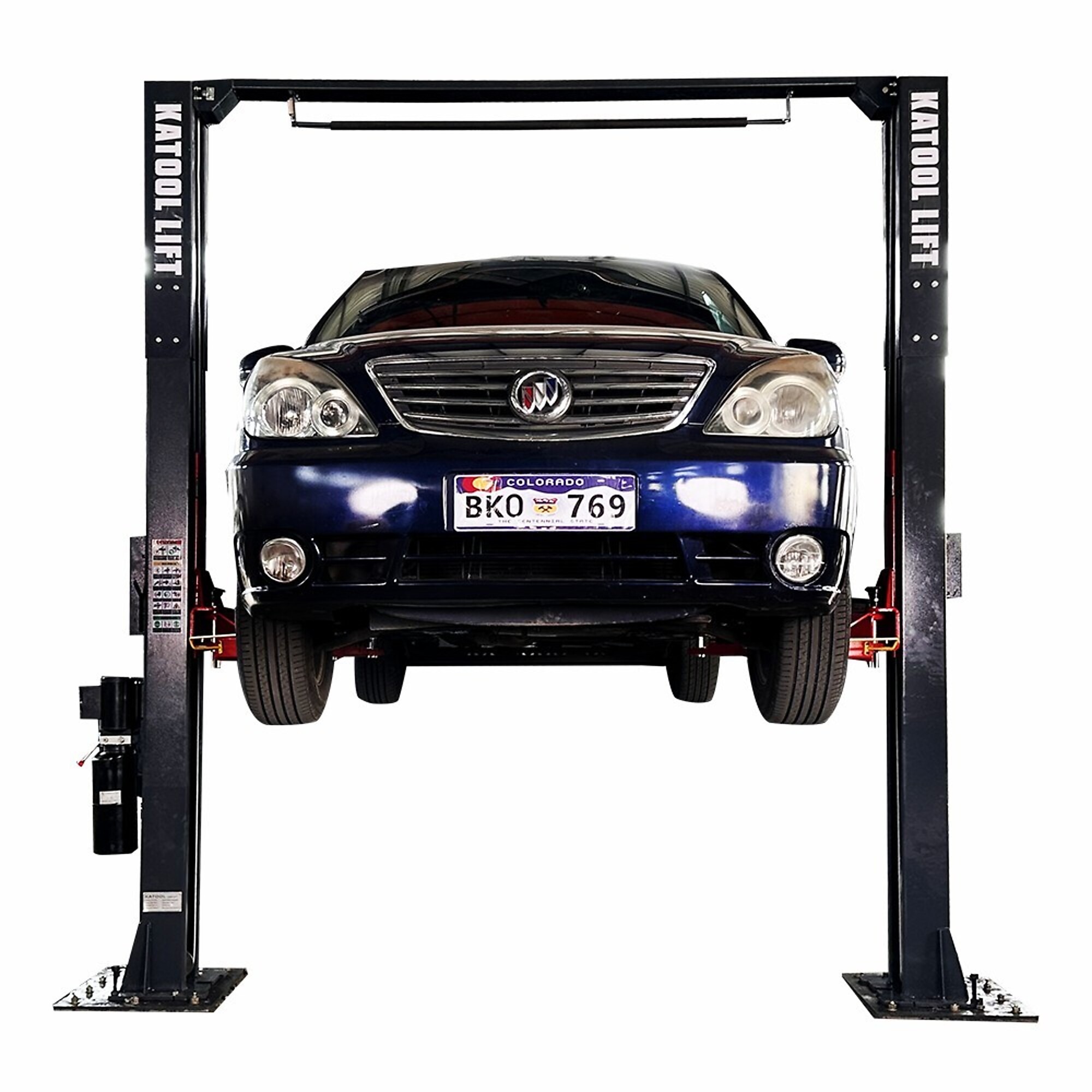 Katool 2-Post Vehicle Lift, 12,000-Lb. Capacity, 4 HP, Model# KT-AM120SD